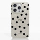 Funda móvil Hecha de Fibriva™ PC3D Diseño Mono Dots + Initials