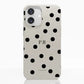 Funda móvil Hecha de Fibriva™ PC3D Diseño Mono Dots + Initials