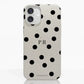 Funda móvil Hecha de Fibriva™ PC3D Diseño Mono Dots + Initials