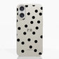 Funda móvil Hecha de Fibriva™ PC3D Diseño Mono Dots + Initials