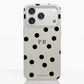 Funda móvil Hecha de Fibriva™ PC3D Diseño Mono Dots + Initials