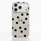 Funda móvil Hecha de Fibriva™ PC3D Diseño Mono Dots + Initials