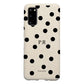 Funda móvil Hecha de Fibriva™ PC3D Diseño Mono Dots + Initials