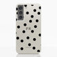 Funda móvil Hecha de Fibriva™ PC3D Diseño Mono Dots + Initials