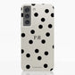 Funda móvil Hecha de Fibriva™ PC3D Diseño Mono Dots + Initials