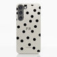 Funda móvil Hecha de Fibriva™ PC3D Diseño Mono Dots + Initials