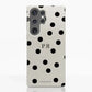 Funda móvil Hecha de Fibriva™ PC3D Diseño Mono Dots + Initials