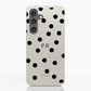 Funda móvil Hecha de Fibriva™ PC3D Diseño Mono Dots + Initials