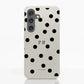 Funda móvil Hecha de Fibriva™ PC3D Diseño Mono Dots + Initials