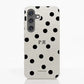Funda móvil Hecha de Fibriva™ PC3D Diseño Mono Dots + Initials