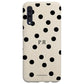 Funda móvil Hecha de Fibriva™ PC3D Diseño Mono Dots + Initials