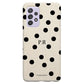 Funda móvil Hecha de Fibriva™ PC3D Diseño Mono Dots + Initials