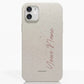 Funda móvil Hecha de Fibriva™ PC3D Diseño Firma Personalizada