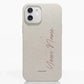 Funda móvil Hecha de Fibriva™ PC3D Diseño Firma Personalizada