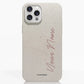 Funda móvil Hecha de Fibriva™ PC3D Diseño Firma Personalizada