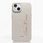 Funda móvil Hecha de Fibriva™ PC3D Diseño Firma Personalizada