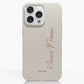 Funda móvil Hecha de Fibriva™ PC3D Diseño Firma Personalizada