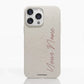 Funda móvil Hecha de Fibriva™ PC3D Diseño Firma Personalizada
