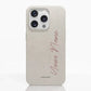 Funda móvil Hecha de Fibriva™ PC3D Diseño Firma Personalizada