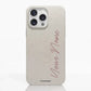 Funda móvil Hecha de Fibriva™ PC3D Diseño Firma Personalizada