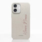 Funda móvil Hecha de Fibriva™ PC3D Diseño Firma Personalizada