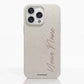 Funda móvil Hecha de Fibriva™ PC3D Diseño Firma Personalizada