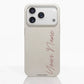Funda móvil Hecha de Fibriva™ PC3D Diseño Firma Personalizada