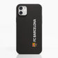 Diseño Oficial de Funda Fibriva™ para Teléfono del FC Barcelona Vertical Blanca