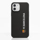 Diseño Oficial de Funda Fibriva™ para Teléfono del FC Barcelona Vertical Blanca