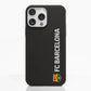 Diseño Oficial de Funda Fibriva™ para Teléfono del FC Barcelona Vertical Blanca