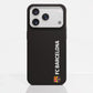 Diseño Oficial de Funda Fibriva™ para Teléfono del FC Barcelona Vertical Blanca