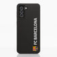 Diseño Oficial de Funda Fibriva™ para Teléfono del FC Barcelona Vertical Blanca
