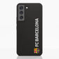 Diseño Oficial de Funda Fibriva™ para Teléfono del FC Barcelona Vertical Blanca