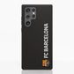 Diseño Oficial de Funda Fibriva™ para Teléfono del FC Barcelona Vertical Blanca