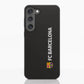 Diseño Oficial de Funda Fibriva™ para Teléfono del FC Barcelona Vertical Blanca