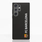 Diseño Oficial de Funda Fibriva™ para Teléfono del FC Barcelona Vertical Blanca