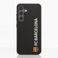 Diseño Oficial de Funda Fibriva™ para Teléfono del FC Barcelona Vertical Blanca