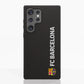 Diseño Oficial de Funda Fibriva™ para Teléfono del FC Barcelona Vertical Blanca