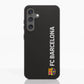Diseño Oficial de Funda Fibriva™ para Teléfono del FC Barcelona Vertical Blanca
