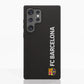 Diseño Oficial de Funda Fibriva™ para Teléfono del FC Barcelona Vertical Blanca