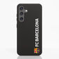 Diseño Oficial de Funda Fibriva™ para Teléfono del FC Barcelona Vertical Blanca
