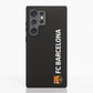 Diseño Oficial de Funda Fibriva™ para Teléfono del FC Barcelona Vertical Blanca