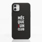 Diseño Oficial de Funda Fibriva™ Negra para Teléfono del FC Barcelona con Eslogan