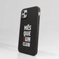 Diseño Oficial de Funda Fibriva™ Negra para Teléfono del FC Barcelona con Eslogan
