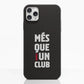 Diseño Oficial de Funda Fibriva™ Negra para Teléfono del FC Barcelona con Eslogan