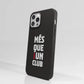 Diseño Oficial de Funda Fibriva™ Negra para Teléfono del FC Barcelona con Eslogan
