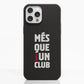 Diseño Oficial de Funda Fibriva™ Negra para Teléfono del FC Barcelona con Eslogan
