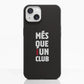 Diseño Oficial de Funda Fibriva™ Negra para Teléfono del FC Barcelona con Eslogan