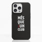 Diseño Oficial de Funda Fibriva™ Negra para Teléfono del FC Barcelona con Eslogan
