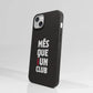 Diseño Oficial de Funda Fibriva™ Negra para Teléfono del FC Barcelona con Eslogan